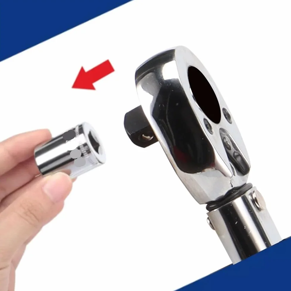 Telescopic Ratchet Wstępnie ustawiony klucz dynamometryczny Napęd 1/2 cala 28-210N.m Narzędzie ręczne do naprawy motocykli samochodowych mały klucz dynamometryczny