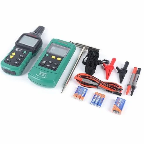 Lokalizator kablowy, wykrywacz pęknięć kabli, robot koszący MS6818 12 V-400 V AC/DC, wielofunkcyjny, przenośny tester błędów, do budowy kabli komunikacyjnych / budowy rurociągów