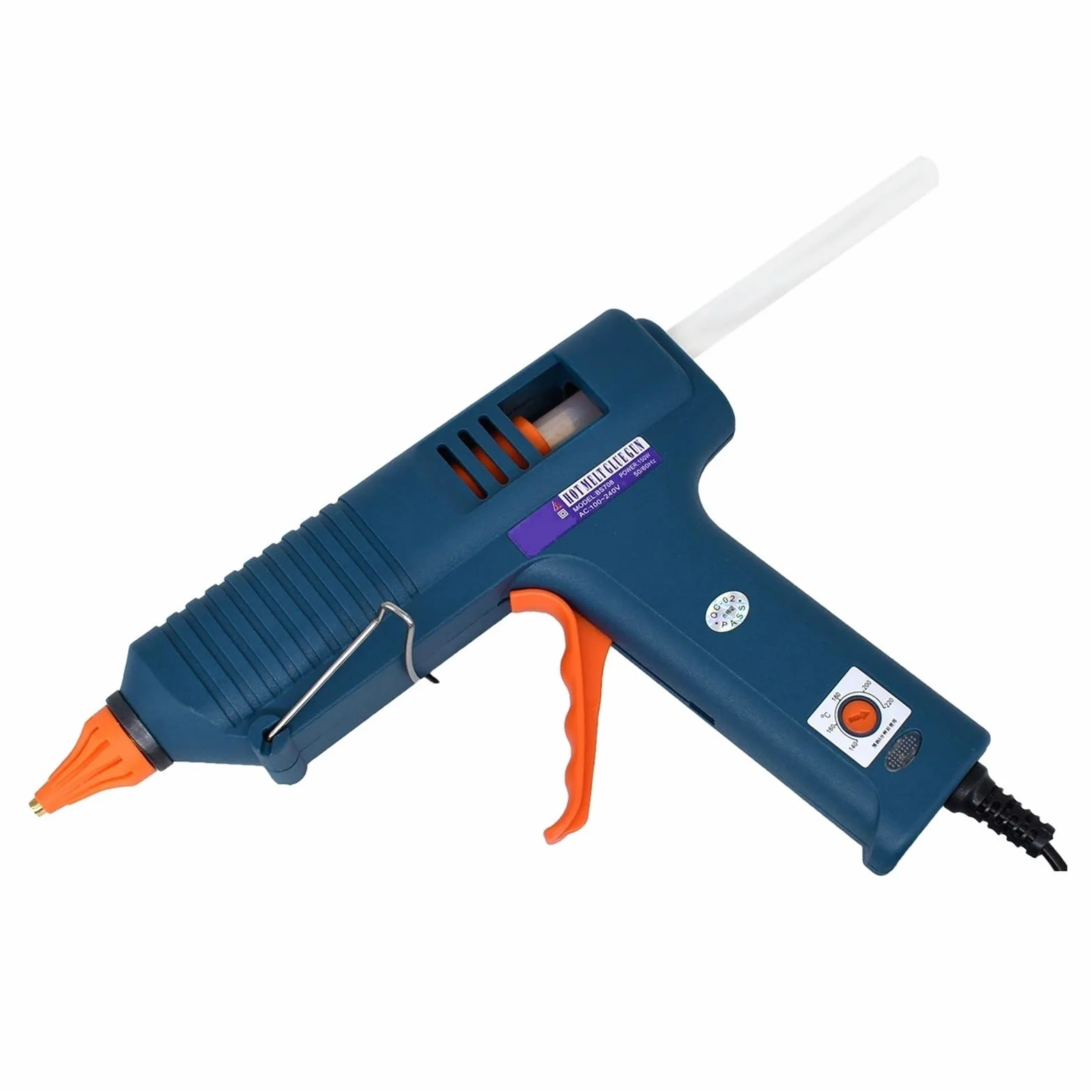 Pistolet Do Klejenia Na Gorąco 150 W 4 Kombinacje Regulowana Temperatura Nadaje Się Do Napraw Rzemieślniczych Diy Użyj Kleju W Sztyfcie 11mm Dysza Z Czystej Miedzi(PACKAGE-3)