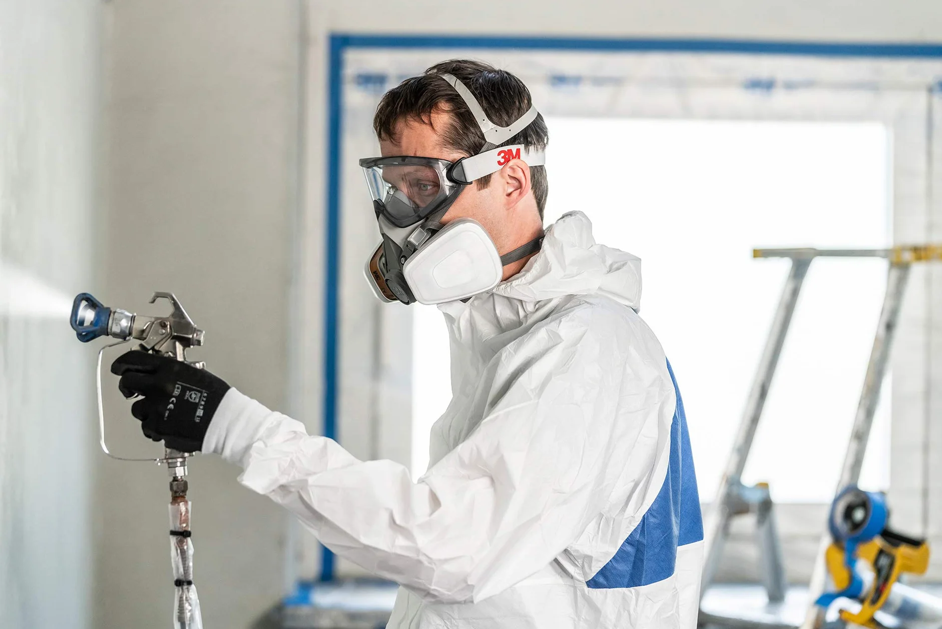 3M 6002 CR Filtr zamienny do prac natryskowych 6002CR – filtr wymienny z poziomem ochrony A2P2 do półmasek 3M do prac natryskowych i prac szlifierskich – 1 filtr z podwójnym zaworem oddechowym, 18 x 9