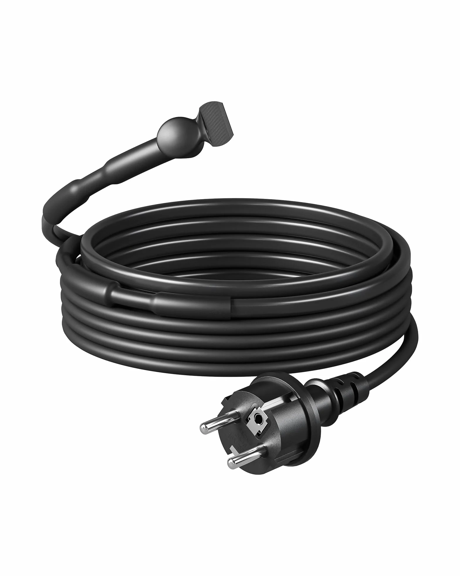 DEWENWILS Przewód grzejny 230 V z termostatem, taśma grzewcza 2 m, ochrona przed zamarzaniem, kabel grzewczy 15 W/M, wodoszczelny przewód grzejny IP44, do rur wodnych, oszczędność