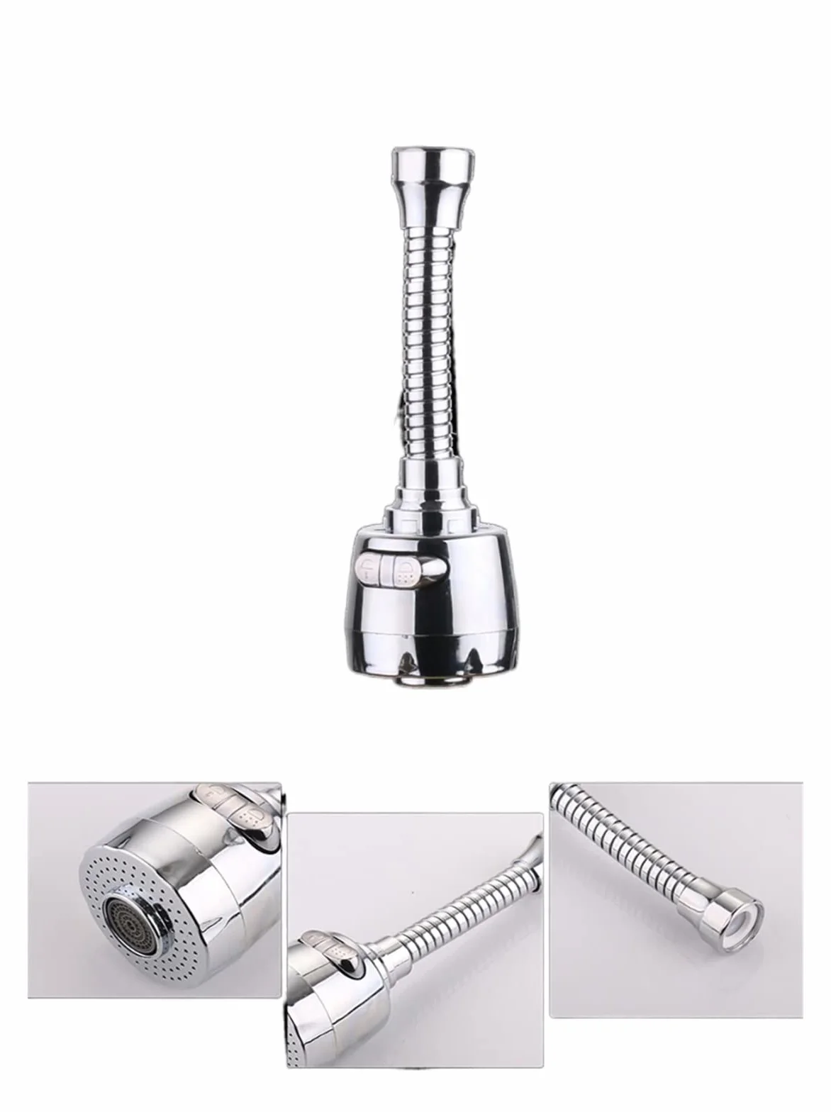 Perlator do kranu Adapter do kranu Aerator do kranu Kitchen Kran Spray, 360 stopni obrotowy zlew kuchenny Aerator Dual Mode Oszczędzający wodę kran Aerator Dysza do kranu do kuchni, łazienki Fa