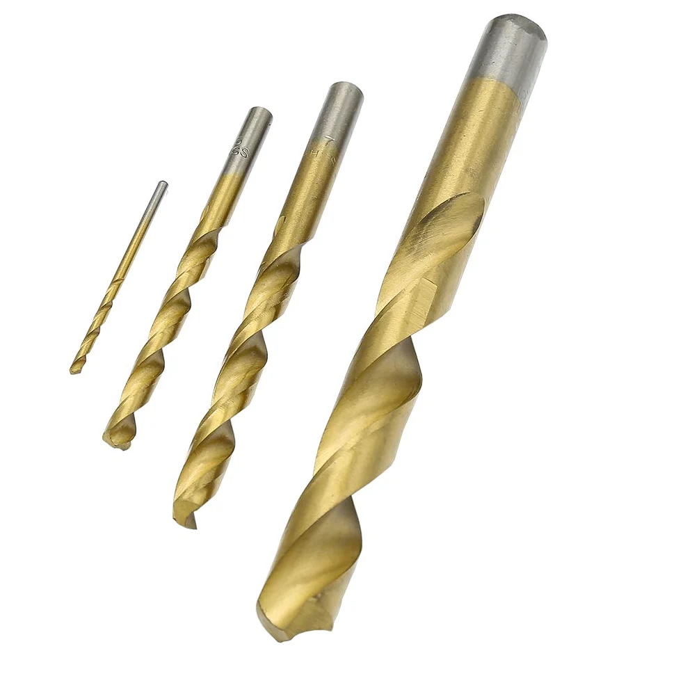 Gimisgu Zestaw wierteł do metalu 230-częściowy, Ø 1 – 13 mm, zestaw wierteł krętych tytanowych, wiertła stalowe, wiertło spiralne HSS, wiertła spiralne do drewna, kasety, zestaw wierteł do metalu,