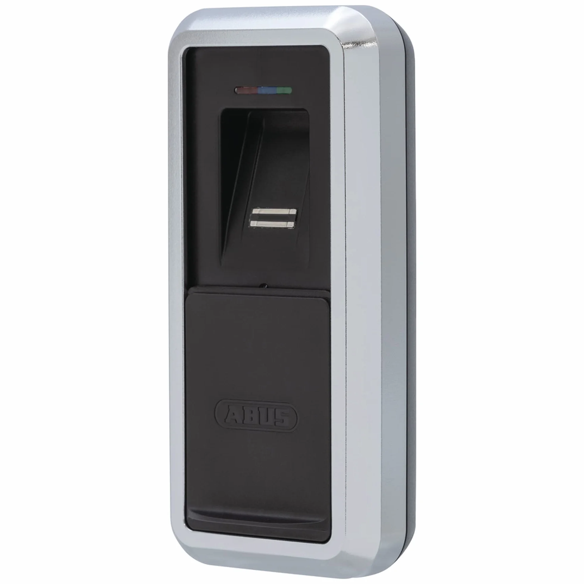 ABUS HomeTec Pro Bluetooth® skaner palców CFS3100 - do otwierania drzwi wejściowych - z dachem - do napędu zamka drzwi HomeTec Pro Bluetooth® CFA3100 - srebrny