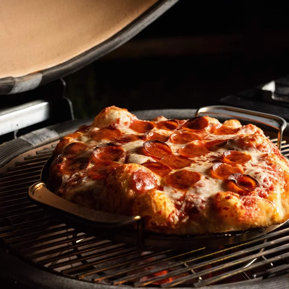 Onlyfire Kamień do pizzy 33,52 cm z uchwytem do pieca, grilla, kamado Weber Gourmet BBQ