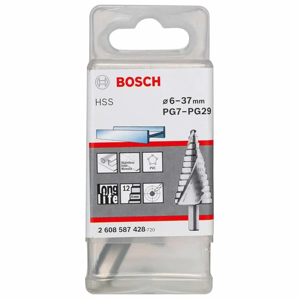 Bosch Profesjonalne wiertło stopniowe HSS 6-37 mm 10,0 mm 93 mm