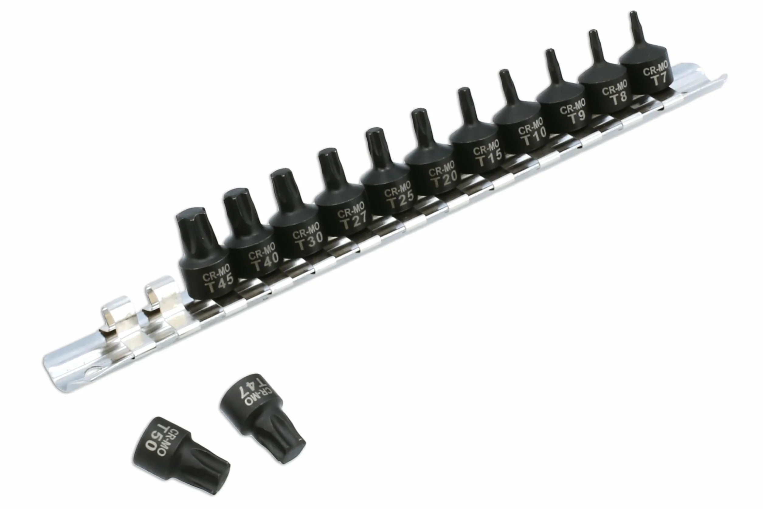 Laser 8978 Zestaw nasadek udarowych Stubby Star 1/10.2 cm D 13 szt
