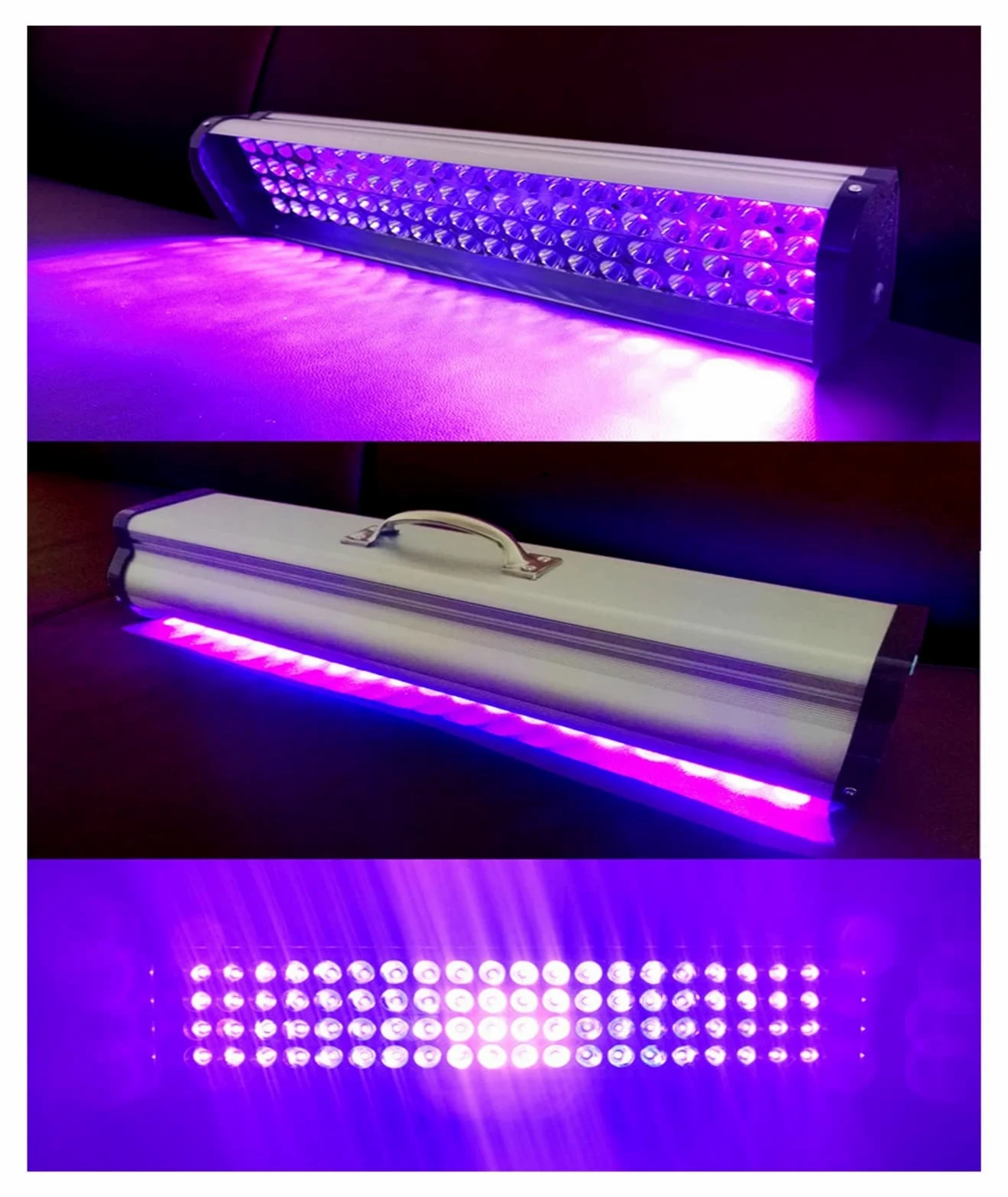 Fluorescencyjne światło LED Lampa UV Utwardzanie Światło UV LED 405nm 365nm 395nm Bezcieniowy klej Żywica lutownicza Zielony olej Druk 3D Płyta PCB OCA (Kolor: 395nm, Rozmiar: Typ