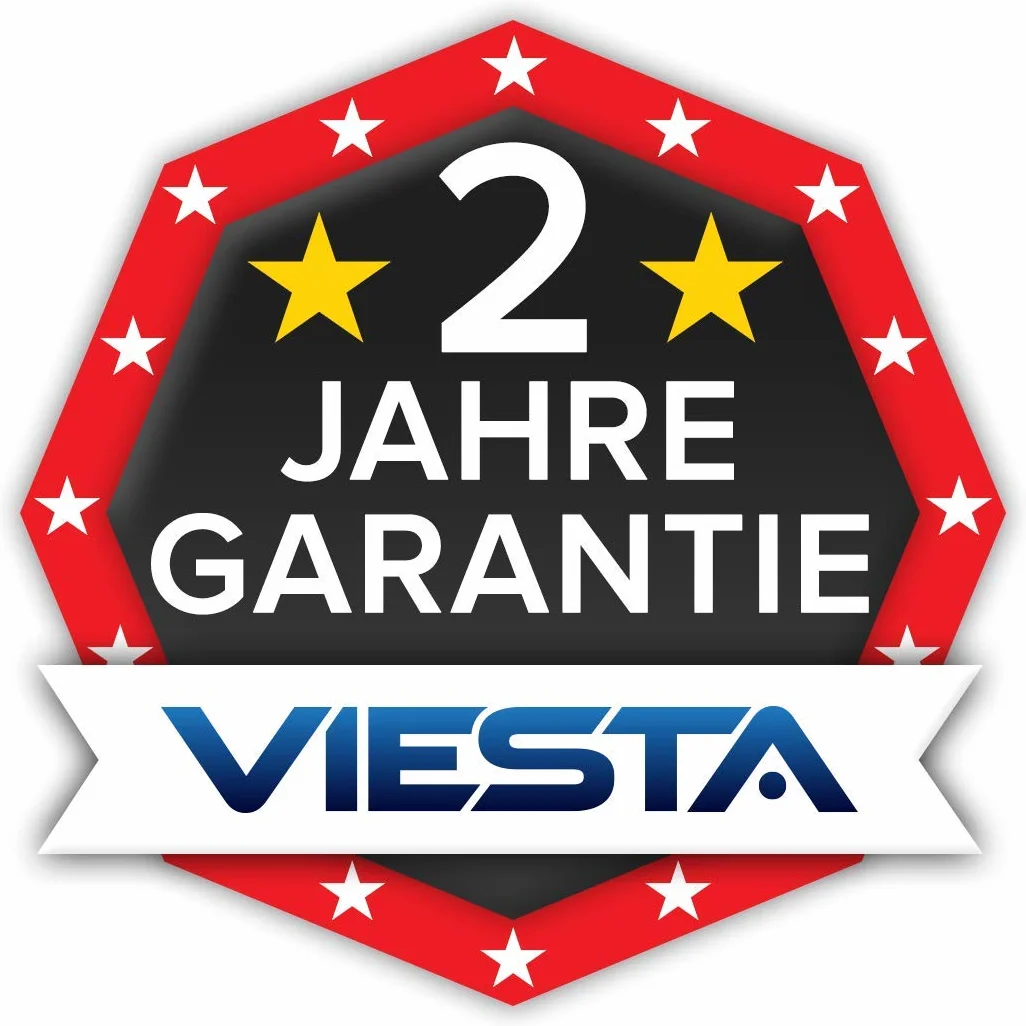 VIESTA F300 panel grzewczy na podczerwień, ogrzewanie ścienne, bardzo płaska płyta grzewcza, Carbon Crystal, 300 W, biały + termostat TH10