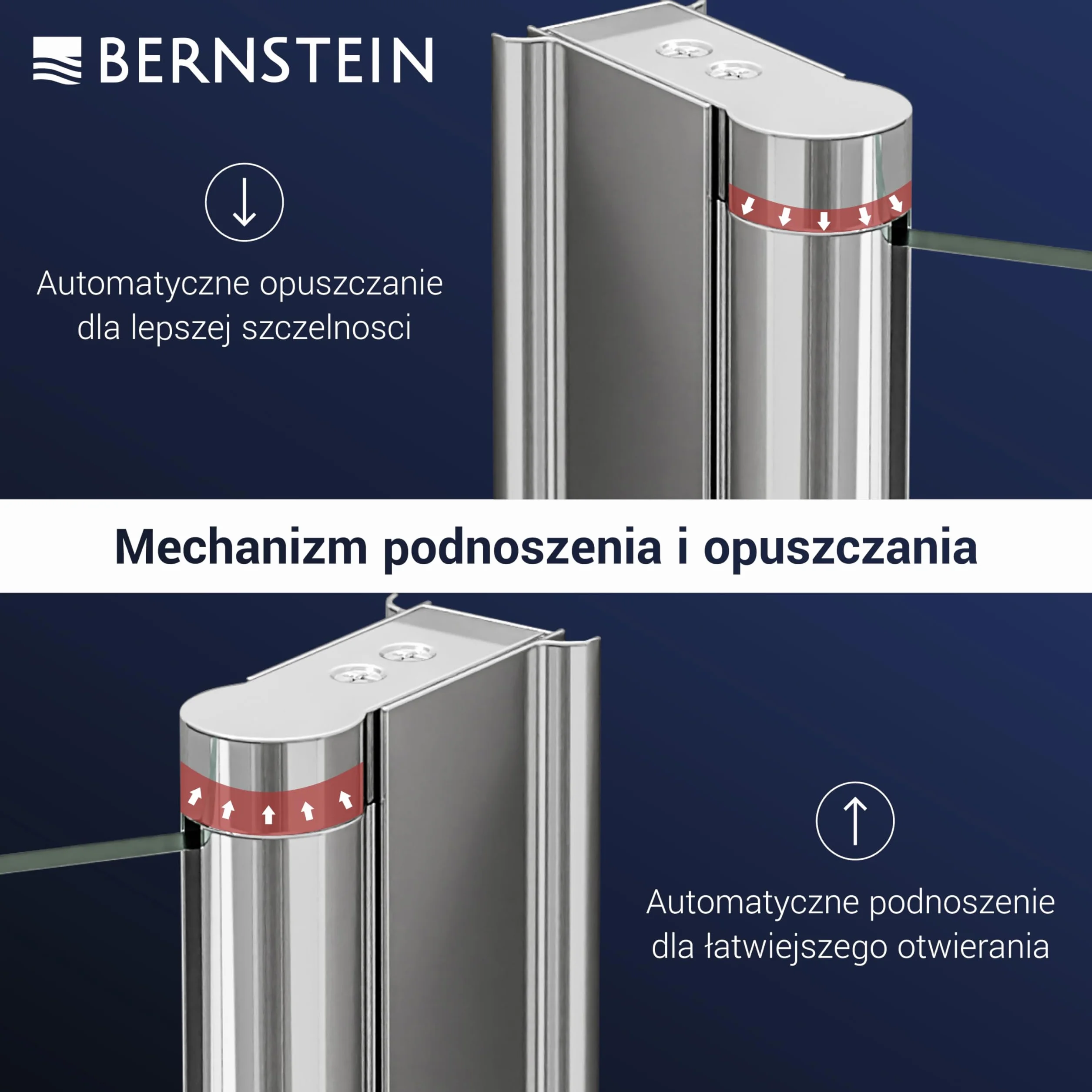 BERNSTEIN Kabina prysznicowa 90x100cm wysokość 195cm narożna kabina prysznicowa z wejściem od przodu NT416 szkło bezpieczne ESG 8 mm ze szkła przezroczystego z nano