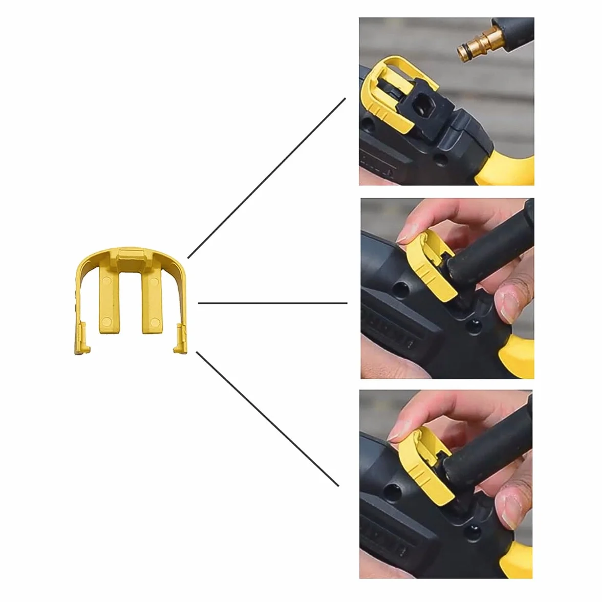 Szybkozłącze myjki ciśnieniowej C Clip do Karcher K2 K3 K7 4 sztuki