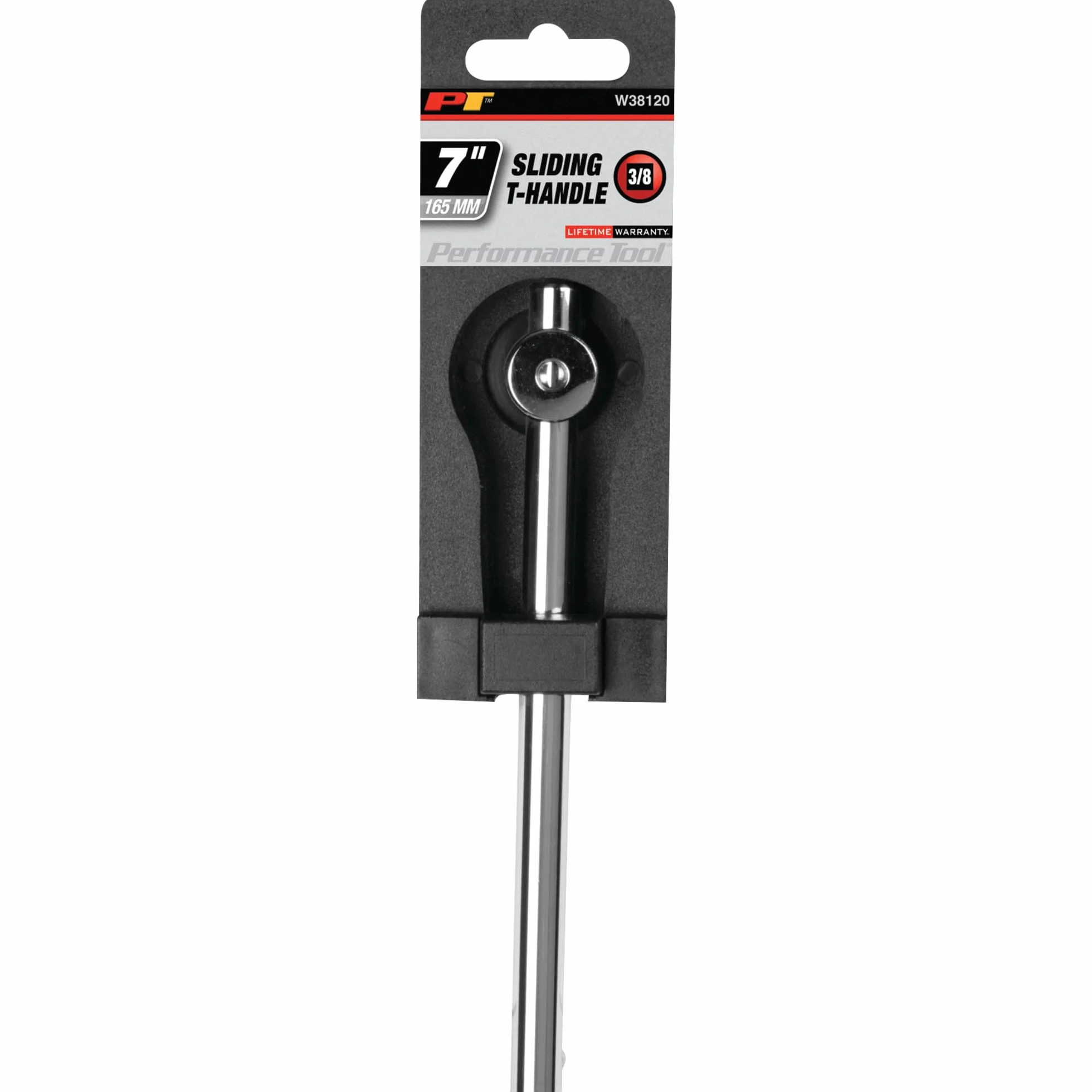Performance Tool W38120 Przesuwny uchwyt T z 3/8-calowym napędem o długości 17,5 cm