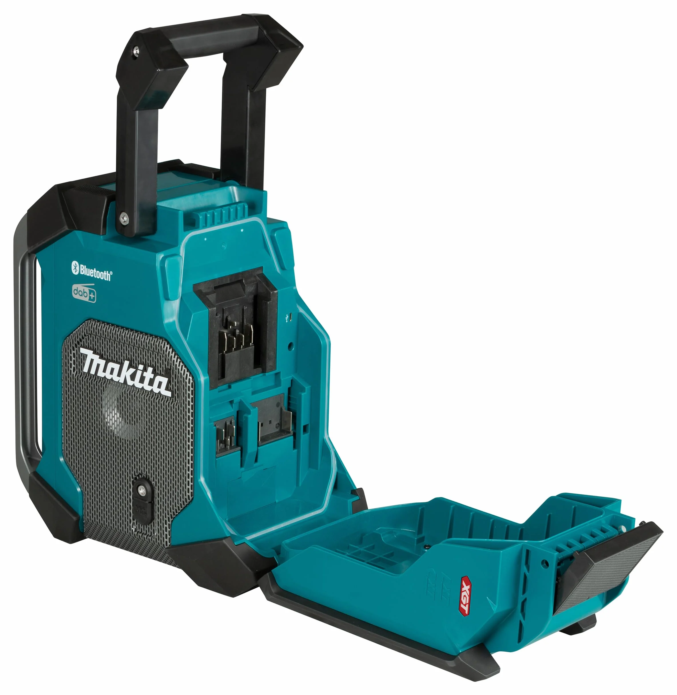 Makita MR007GZ akumulatorowe radio budowlane 18 V-40 V maks. (bez akumulatora, bez ładowarki), petrol