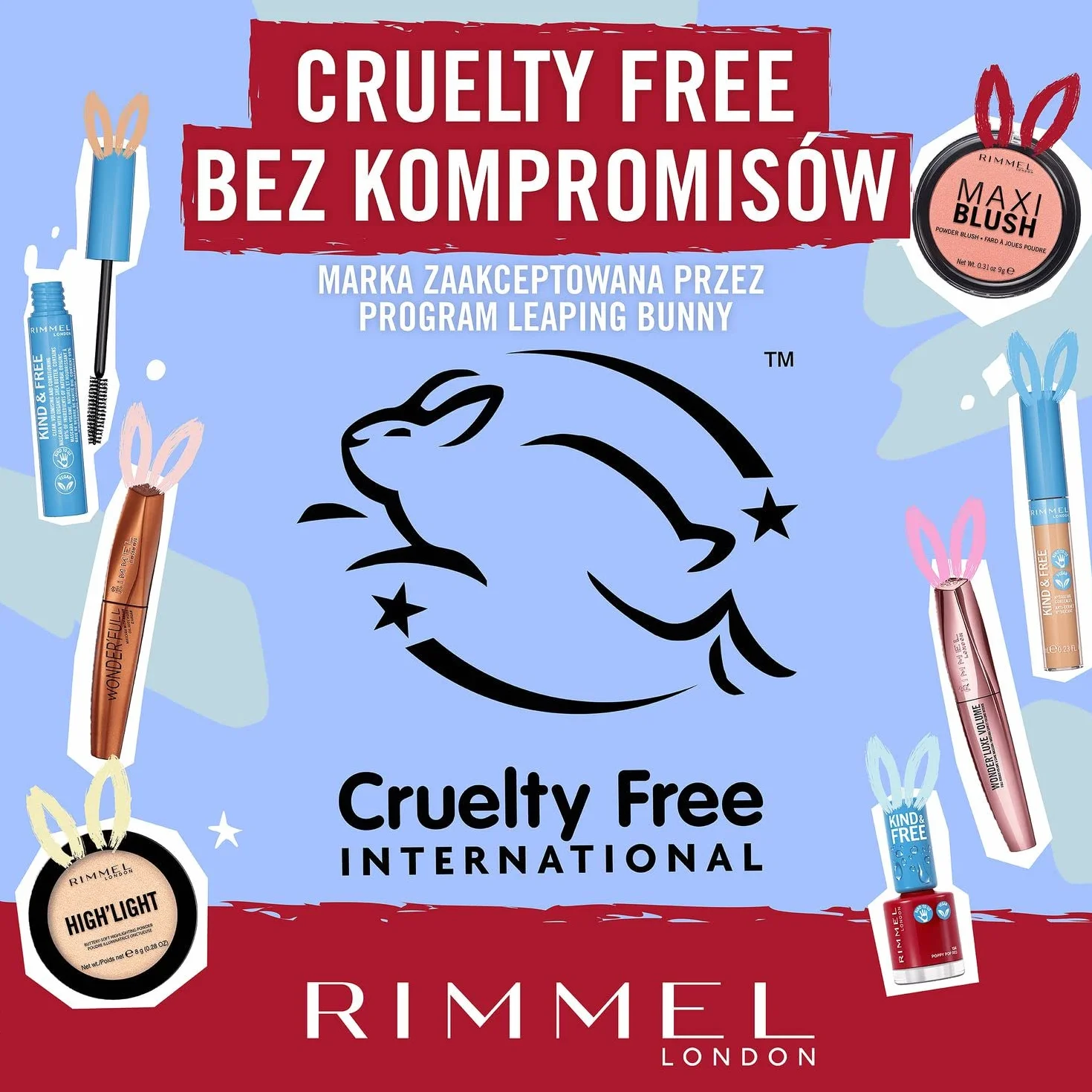 Rimmel London Kind&Free Podkład do Twarzy, 001 Fair Porcelain, 30 ml