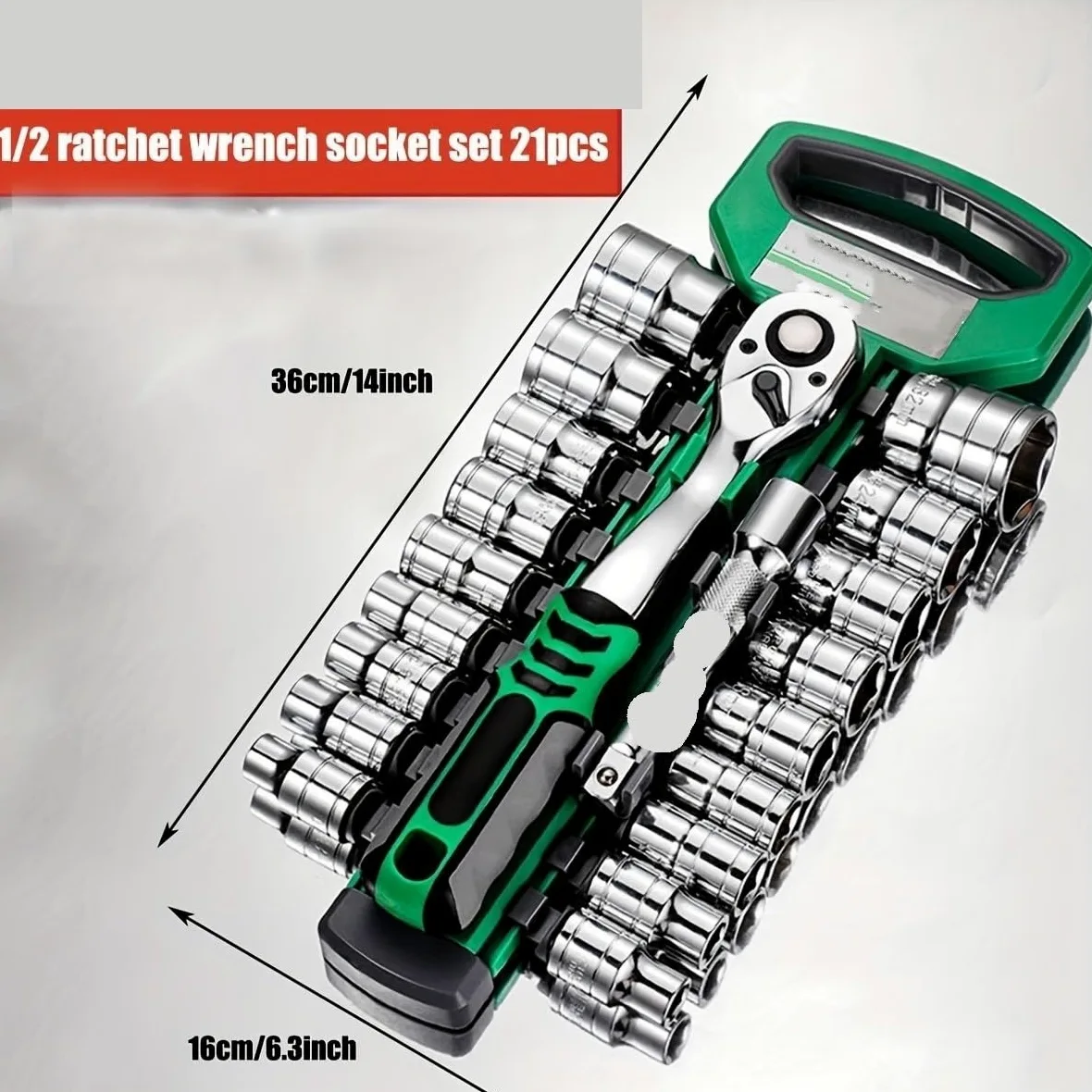 Telescopic Ratchet Zestaw nasadek 1/4"-3/8"-1/2", metrycznych i imperialnych z szybkozamykanym kluczem grzechotkowym, model 72 zęby klucz dynamometryczny(15pcs)