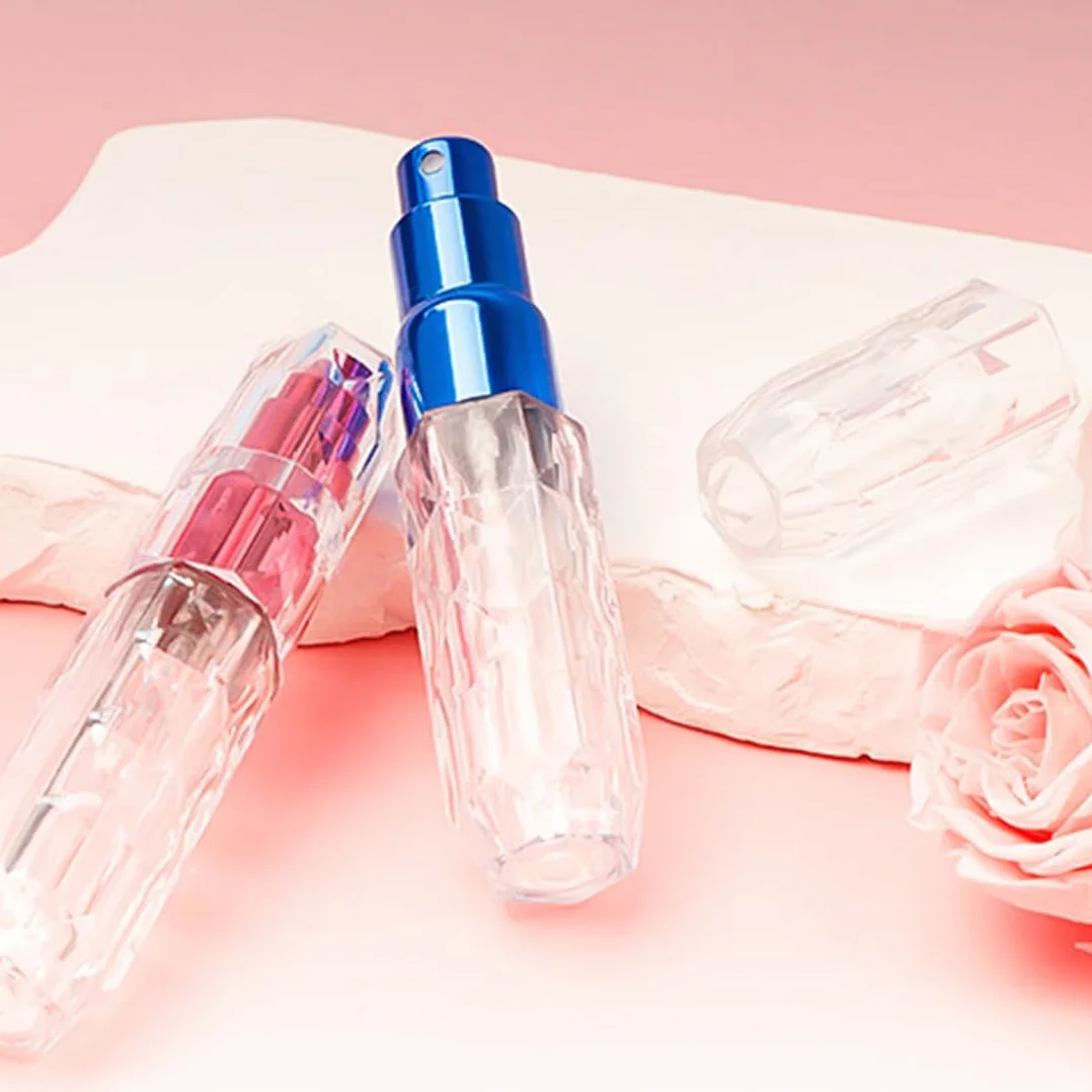 3 sztuki 5 ml rozpylacz perfum, wielokrotnego napełniania rozpylacz perfum, przenośny mini butelka z rozpylaczem, rozpylacz do butelek perfum z oknem, dobry na spacery, podróże i imprezy