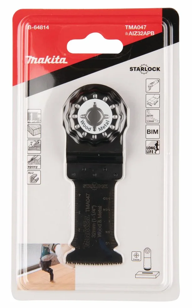 MAKITA B-64814 - Cuchilla inmersion 32x50 bi-me starlock