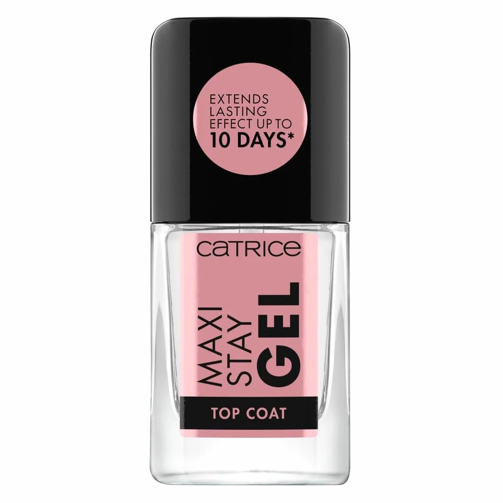 Catrice Maxi Stay Gel Top Coat, Unter- und Überlack, transparent