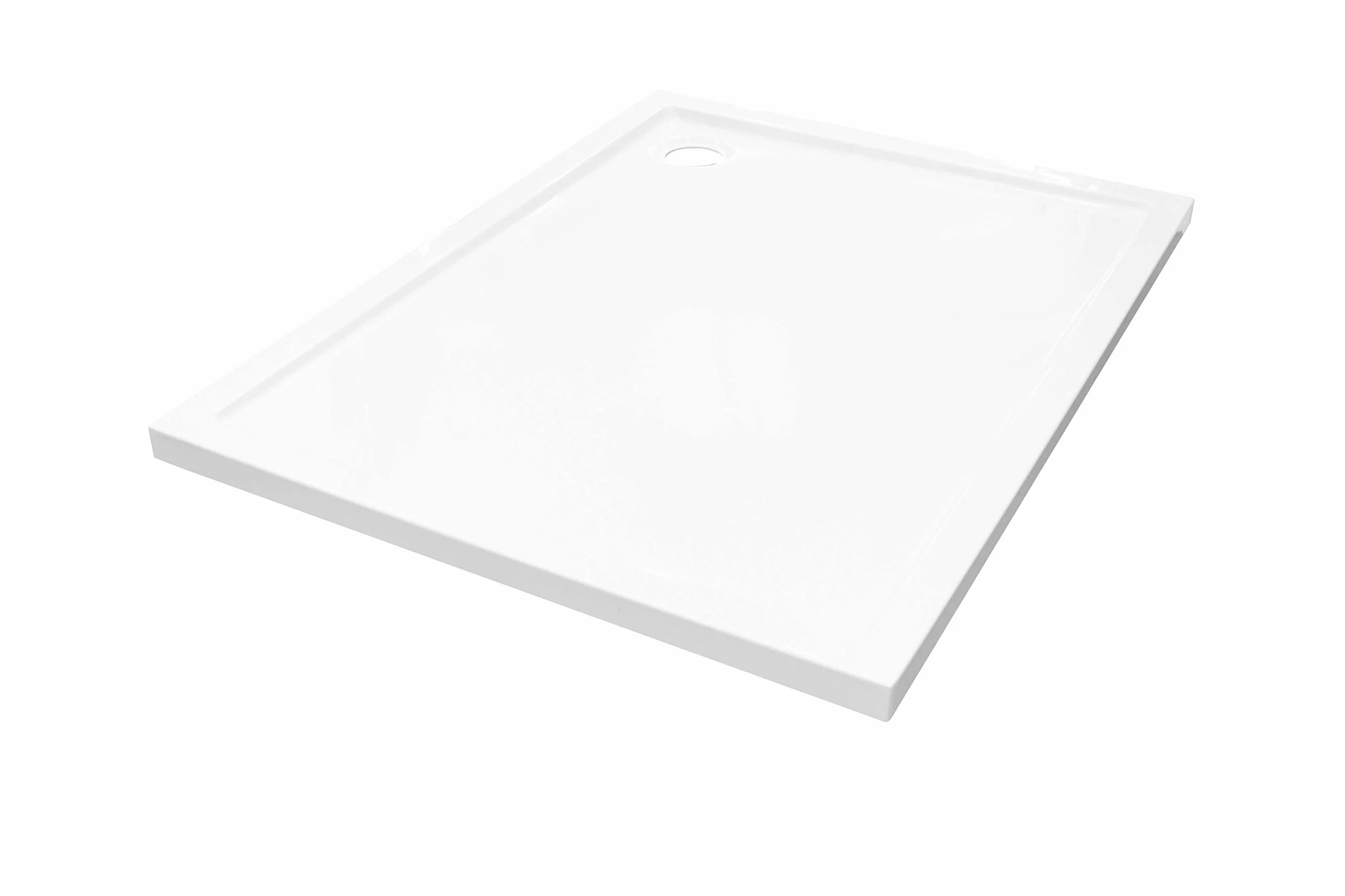 Brodzik brodzik ze styropianowym wspornikiem łazienka prysznic kwadratowy prostokątny standard biały 17 cm wysokości Senta New (70x90x4,5/17)