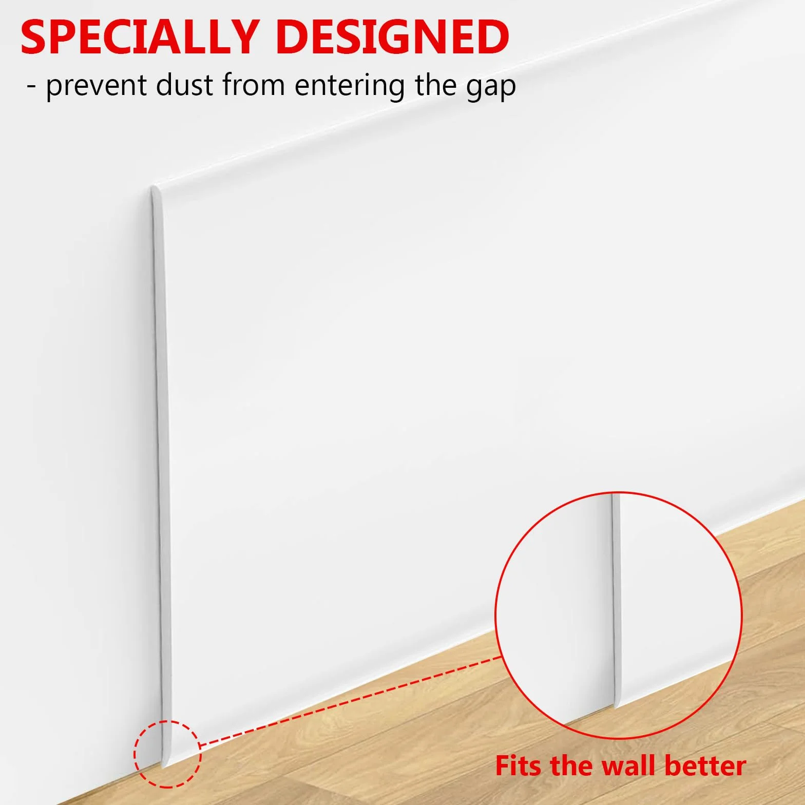 Listwa przypodłogowa samoprzylepna, 10 cm x 3 metry PVC miękka listwa przypodłogowa, elastyczna listwa przypodłogowa dekoracyjna listwa kątowa, łatwa do cięcia płaska listwa do podłogi dla salonu