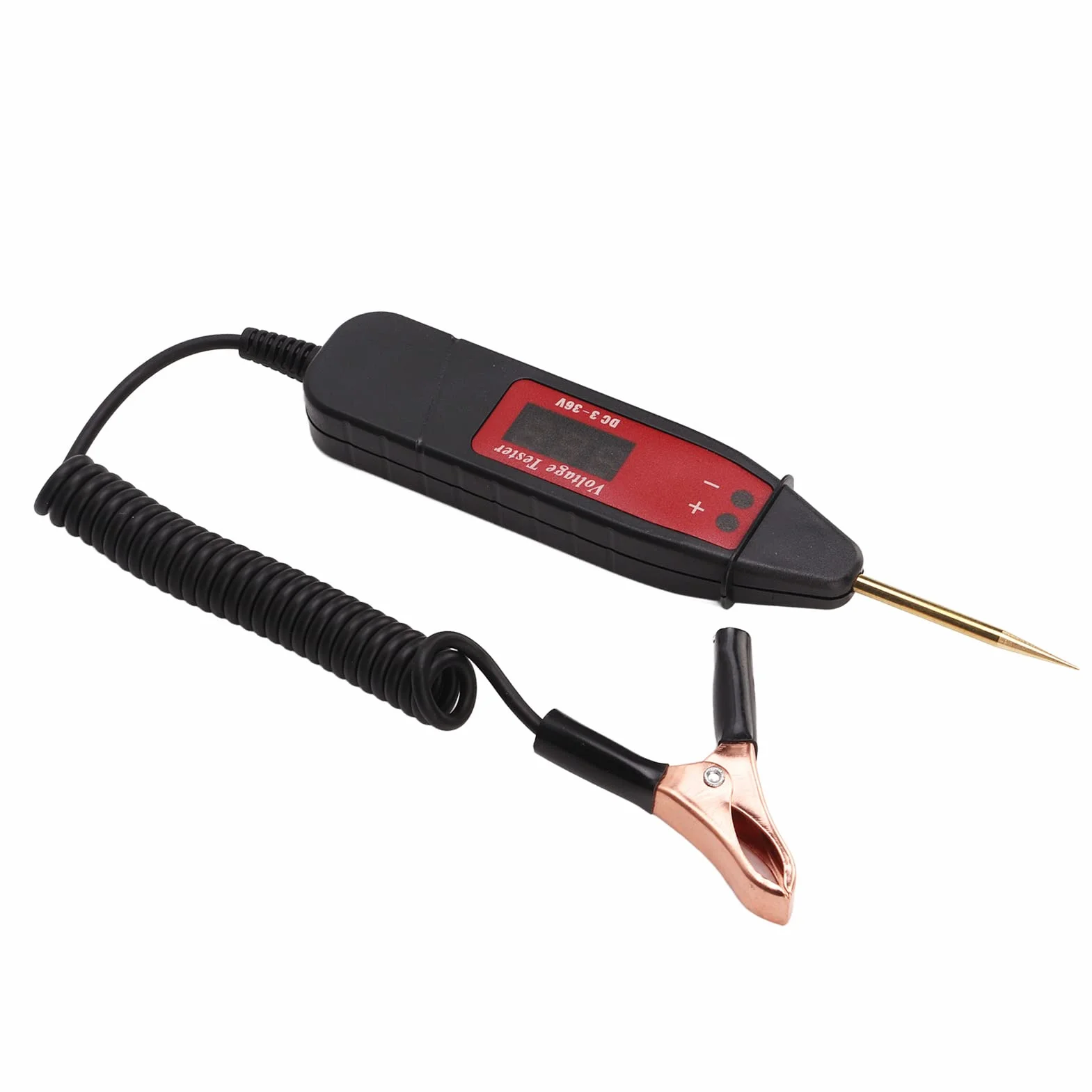 Narzędzie do Naprawy Samochodów Samochód Tester Obwodów Elektrycznych Pen Lcd Cyfrowy Wyświetlacz Sonda Napięciowa Detektor Dc3-36V do Konserwacji Pojazdu