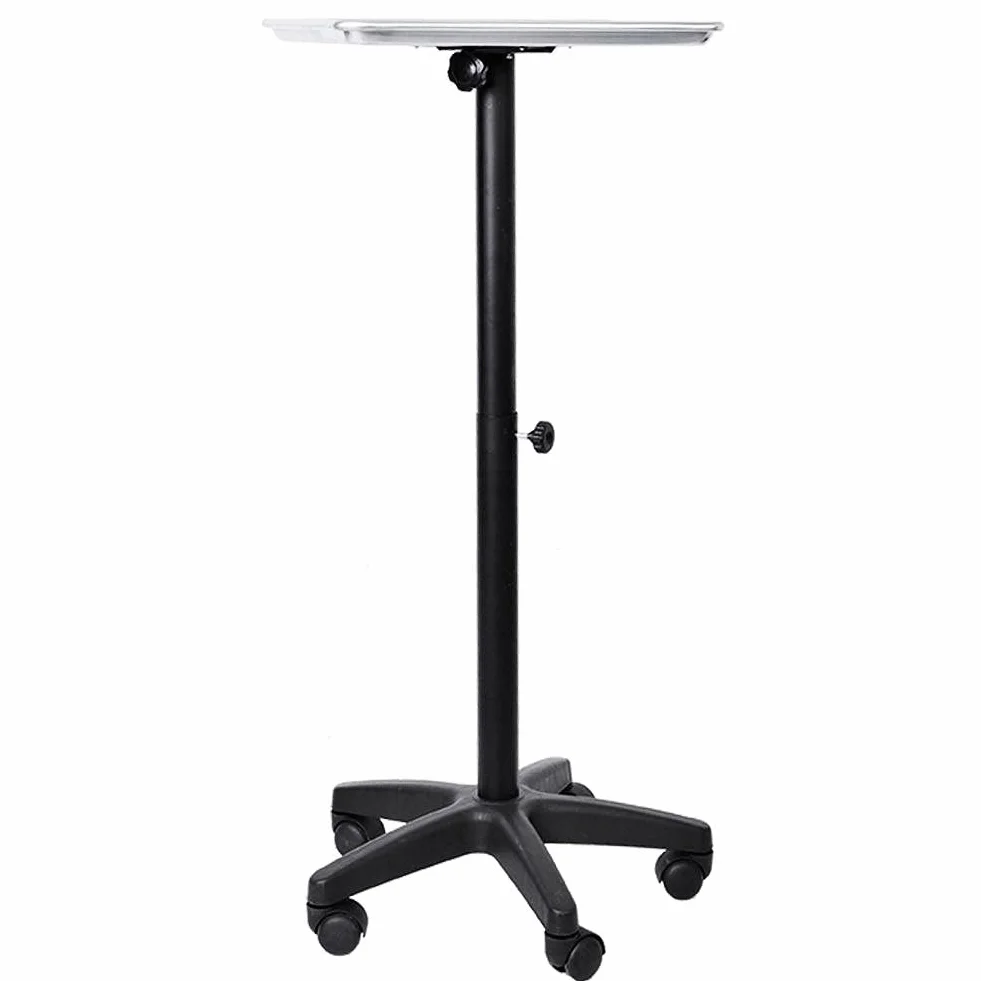 Wózek do przechowywania fryzjera, wózek do salonu na kołach aluminiowych, taca na narzędzia mobilne na kółkach Taca na narzędzia do fryzjera Kosmetyczka Tattoo Beauty Manicure 45 x 33 x 65 cm