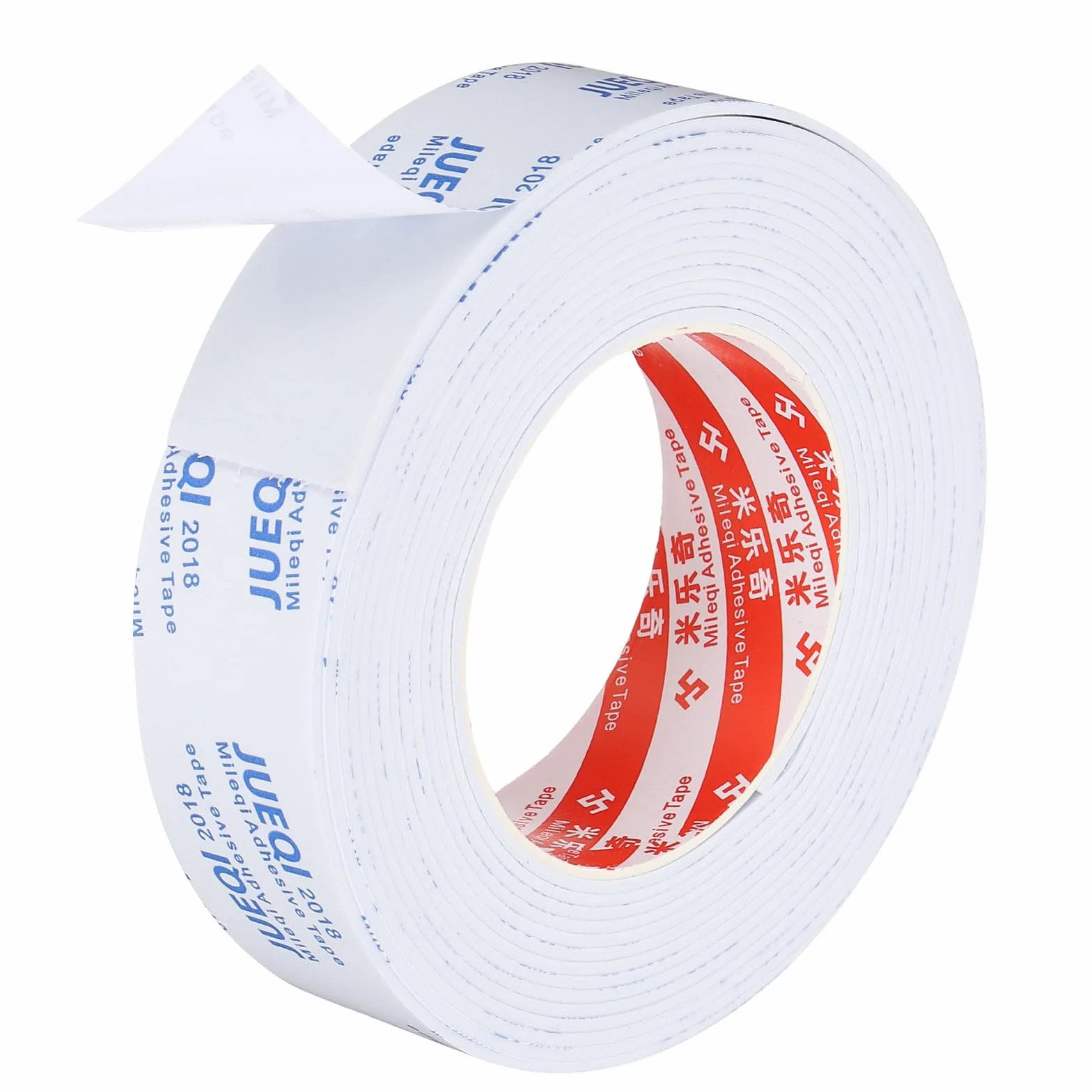PATIKIL 5 m / 16,4 stóp taśma piankowa uszczelniająca, 35 mm szerokość 2 mm gruby jednostronny pasek uszczelniający do mebli drzwi jednostronnie do izolacji rur okiennych, biały