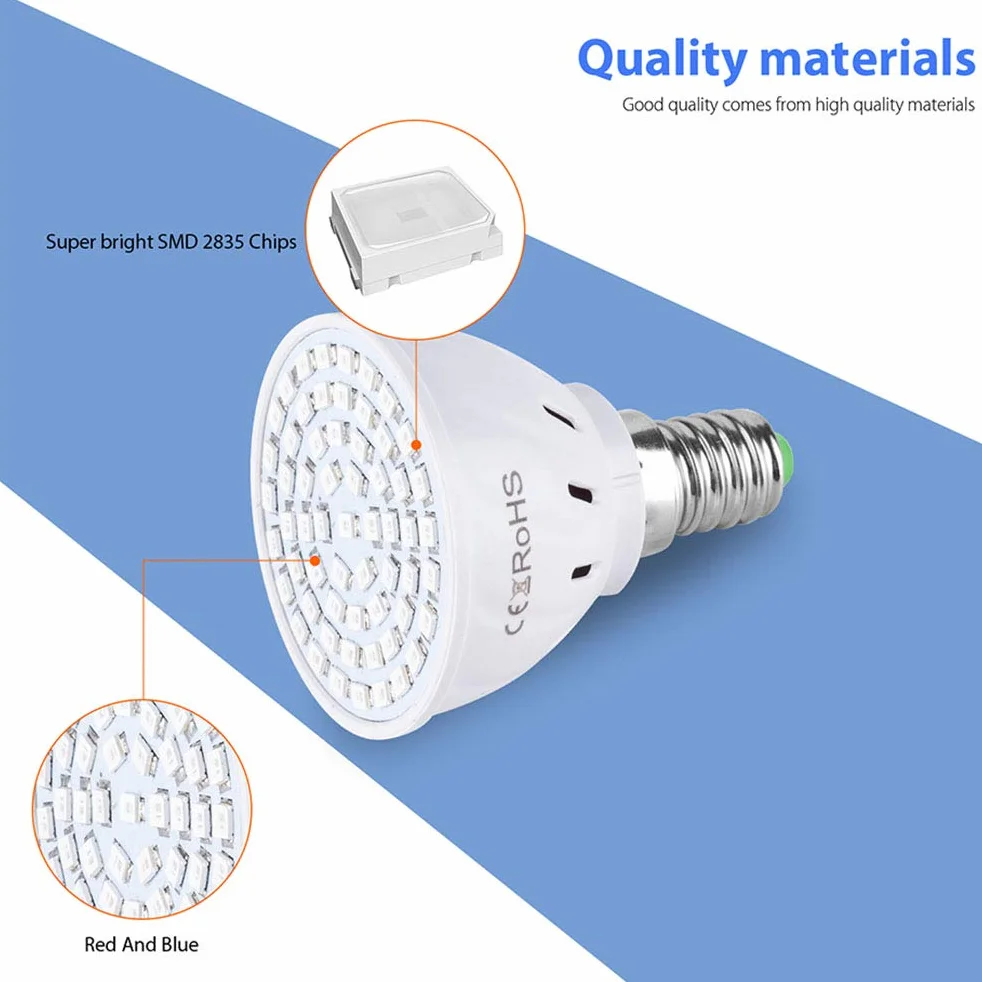 Lampa LED do roślin Pełne spektrum Światło do wzrostu Warzyw Szklarnia