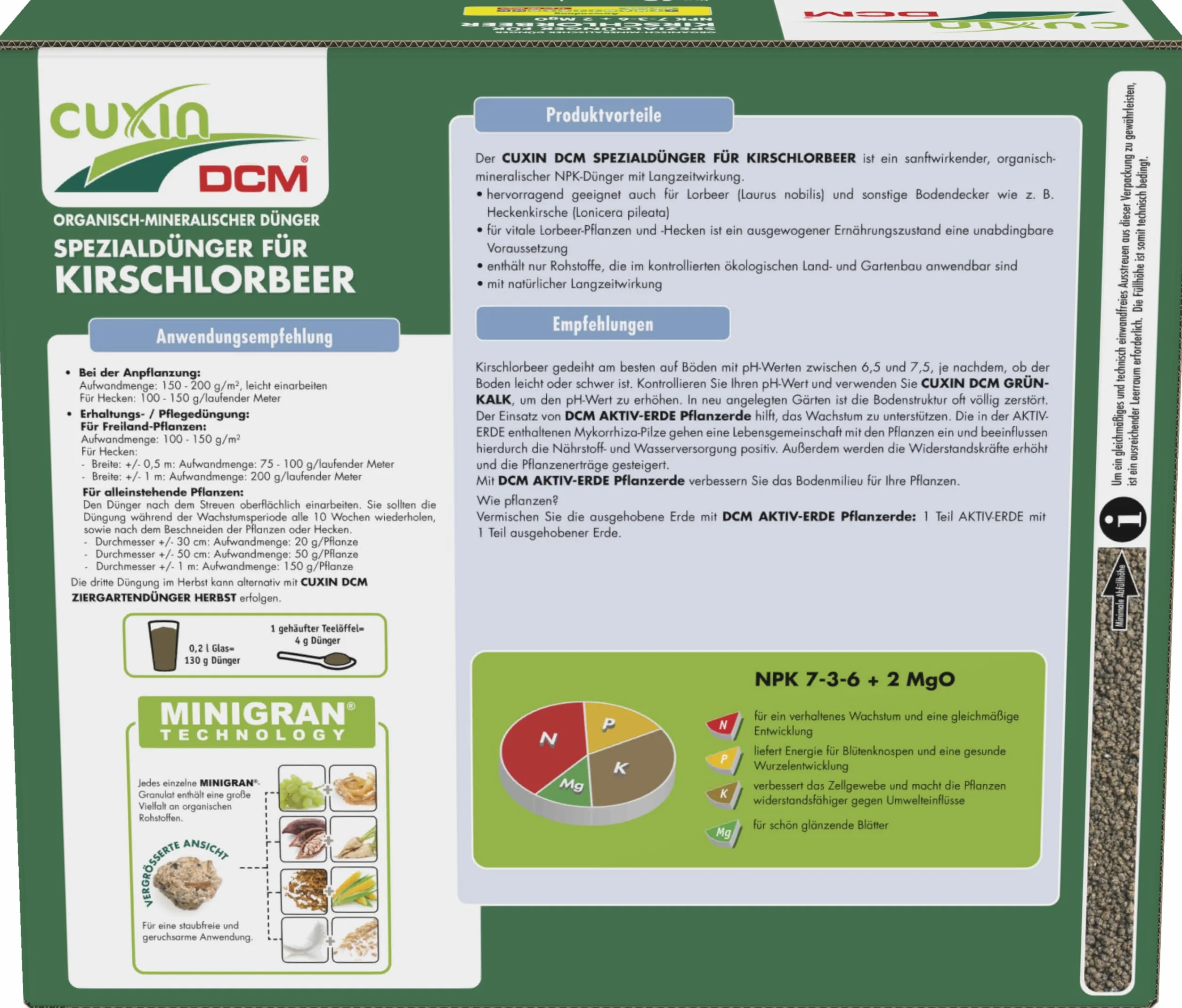 Cuxin Nawóz do laurów wiśniowych 3 kg